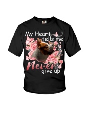Staffordshire Bull Terrier-CS3867-Never Give Up Youth T-Shirt tile