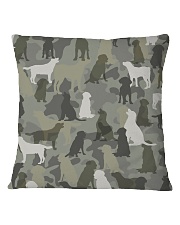 Labrador Retriever-camouflage Square Pillowcase thumbnail