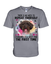 Schnoodle-CS3626-Repeat Yourself V-Neck T-Shirt tile
