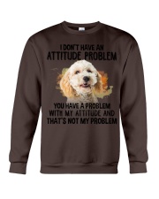 Poodle Crossbreed-CS3647-Attitude Problem Crewneck Sweatshirt tile