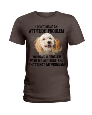 Poodle Crossbreed-CS3647-Attitude Problem Ladies T-Shirt tile