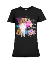 Rough Collie-CS3913-God Guides-V2 Premium Fit Ladies Tee tile