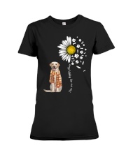 Labrador Retriever-CS3830-Happy Place-V2 Premium Fit Ladies Tee tile