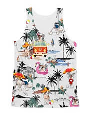 Chinese Crested Dog Summer Beach All-Over Unisex Tank tile