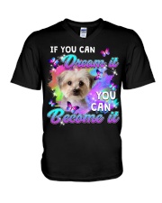 Morkie-CS3273-If You Can V-Neck T-Shirt tile