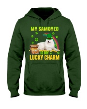 Samoyed-CS4143-Lucky Charm-V2 Hooded Sweatshirt tile