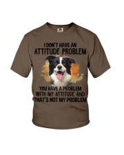 Border Collie-CS3647-Attitude Problem Youth T-Shirt tile