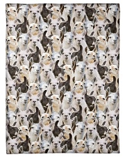 Llama Full Face Small Fleece Blanket - 30" x 40" front