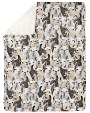 Llama Full Face Large Sherpa Fleece Blanket - 60" x 80" thumbnail