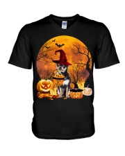 Chihuahua 3 -CS3191-Trick Or Treat-V2 V-Neck T-Shirt tile
