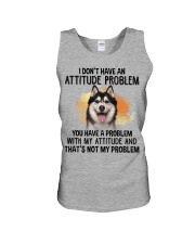 Husky-CS3647-Attitude Problem Unisex Tank tile