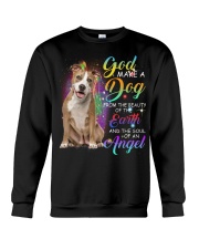 American Staffordshire Terrier-CS3869-God Make A Dog Crewneck Sweatshirt tile