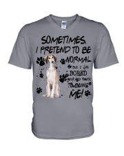 Saluki-CS3898-Sometimes-V2 V-Neck T-Shirt tile