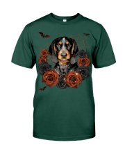 Bluetick Coonhound-CS3406-Rose And Dog-V3 Premium Fit Mens Tee tile