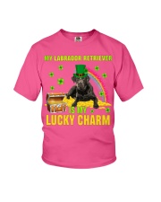 Labrador Retriever-CS4143-Lucky Charm-V2 Youth T-Shirt tile