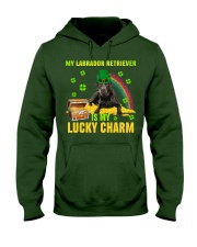 Labrador Retriever-CS4143-Lucky Charm-V2 Hooded Sweatshirt tile