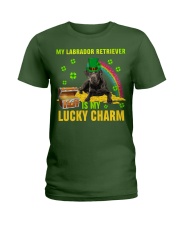 Labrador Retriever-CS4143-Lucky Charm-V2 Ladies T-Shirt tile