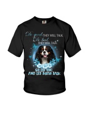 Cavalier King Charles Spaniel-CS3368-They Will Talk Youth T-Shirt tile