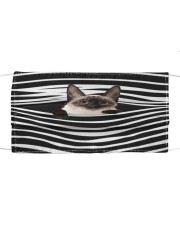 Balinese Cat Stripes FM Cloth face mask front