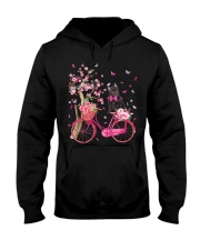 Schipperke-CS3104-Dog And Bicycle Hooded Sweatshirt tile
