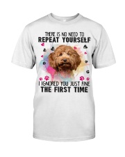Cockerpoo-CS3626-Repeat Yourself Classic T-Shirt front