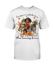 Dachshund 3-CS3299-Everyone Must Classic T-Shirt front