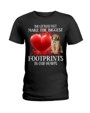 Tibetan Mastiff-DN2037-Footprints-V2 Ladies T-Shirt tile