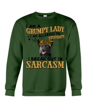 Australian Kelpie-CS2949-Grumpy Lady Crewneck Sweatshirt tile