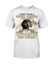 Dachshund-CS3066-Short Temper Classic T-Shirt front