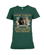 Dachshund-CS3066-Short Temper Premium Fit Ladies Tee tile