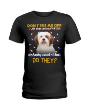 Lhasa Apso-CS3055-Don't Piss Me Ladies T-Shirt tile