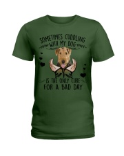 Airedale Terrier-NT127-For A Bad Day Ladies T-Shirt tile