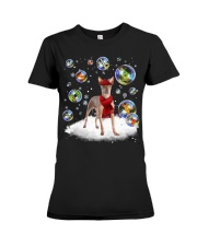 Peruvian Hairless Dog-DN2331-Christmas-V11 Premium Fit Ladies Tee tile