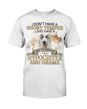 Great Pyrenees-CS3066-Short Temper Classic T-Shirt front