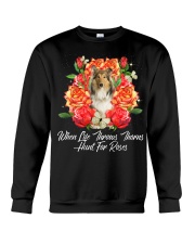 Scotch Collie-CS3596-Hunt For Roses Crewneck Sweatshirt tile