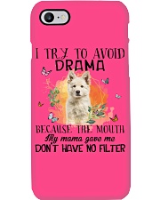 Berger Blanc Suisse-CS3267-I Try To Avoid Phone Case tile