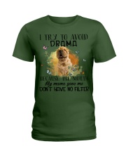 Shar Pei-CS3267-I Try To Avoid Ladies T-Shirt tile