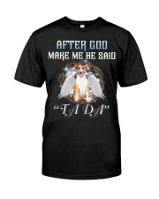 Bull Terrier-CS3966-God Make Me Classic T-Shirt front