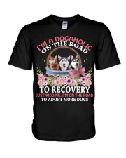 Husky-CS2220-On The Road V-Neck T-Shirt tile