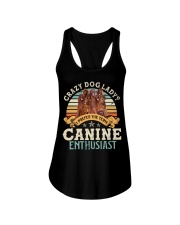 Irish Setter-CS2593-Crazy Dog Lady Ladies Flowy Tank tile