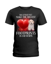 Maltipoo-DN2037-Footprints-V2 Ladies T-Shirt tile