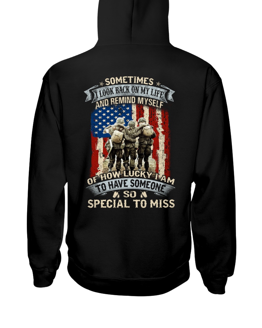 sometimes look back Hooded Sweatshirt