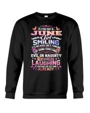 MONTH GIRL-6 Crewneck Sweatshirt thumbnail
