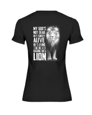 MY GOD-LION Premium Fit Ladies Tee thumbnail