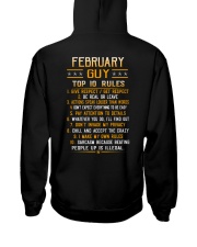 US-GUY RULES-2 Hooded Sweatshirt back