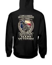 TEXAS VETERAN Hooded Sweatshirt back