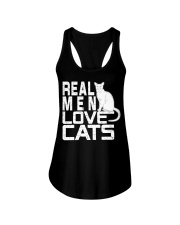 REAL MEN LOVE CATS Ladies Flowy Tank thumbnail