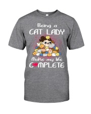 CAT LADY Classic T-Shirt front
