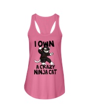 CRAZY NINJA CAT Ladies Flowy Tank thumbnail