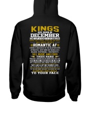 KING BORN IN-DECEMBER Hooded Sweatshirt back